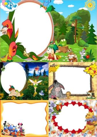 Child Photo Frames - Cartoon Characters Child Photo Frames - Cartoon Characters